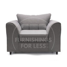 (Grey, Armchair) Casper Chenille Fabric Corner Sofa Range