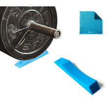 Deadlift Jack Alternative - 1 Single Deadlift Wedge - Lift Bar Making Loading and Unloading Weight Plates Easy - Ideal for Home Gym - Rubber Wedge