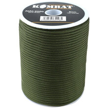 Lightweight Unisex Outdoor Paracord Reel available in Olive Green - 100 Metre