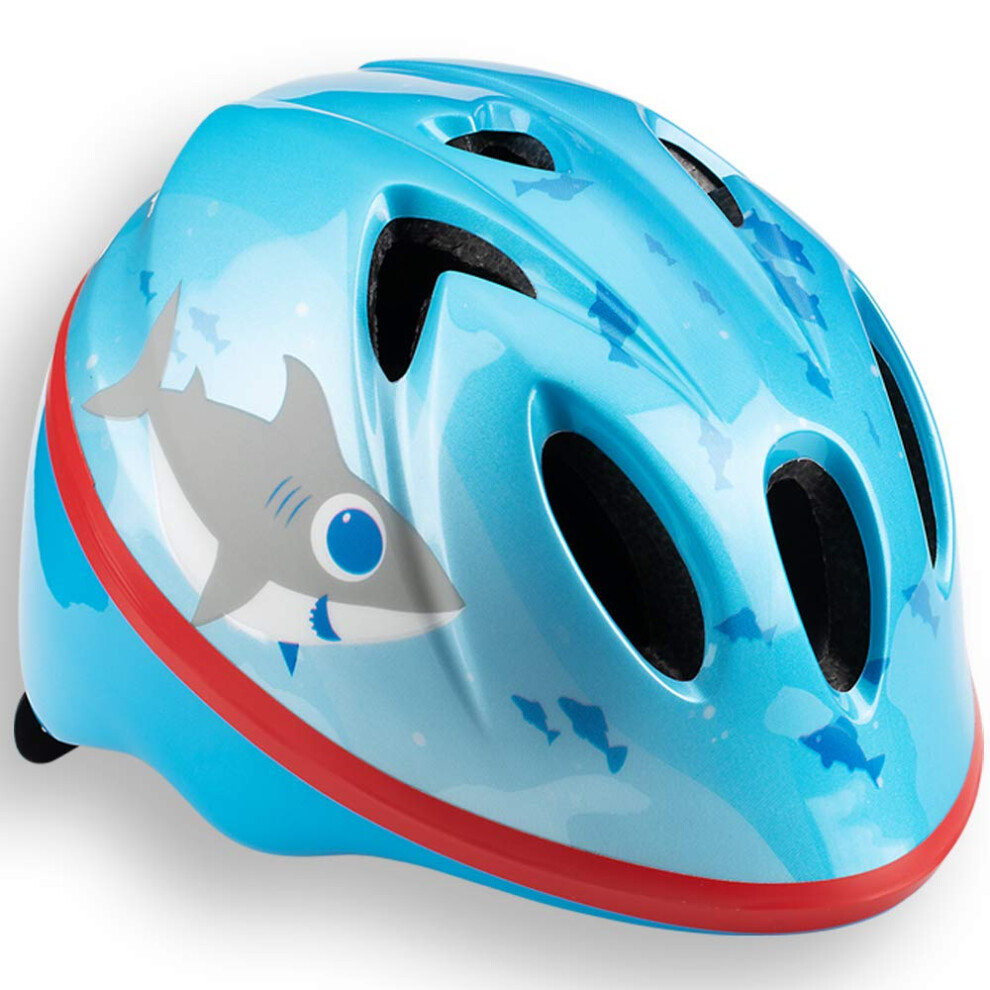 Kids Character Bike Helmet, Infant and Toddler, Bicycle, Scooter, Skateboard Helmet, Age 1-3 Years Old, Comfortable Dial Fit Adjust, Fit 44-50 cm,