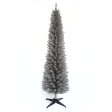 Snowtime 180cm 6ft Slim Pencil Grey Christmas Tree