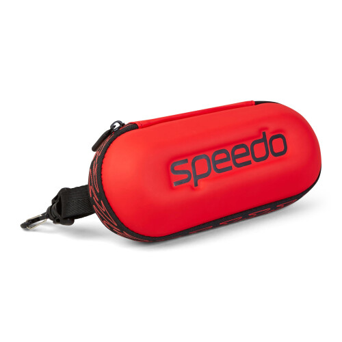 Speedo Unisex Swimming Goggle Case | Storage | Protection, Red, One Size 1