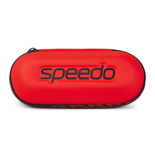 Speedo Unisex Swimming Goggle Case | Storage | Protection, Red, One Size
