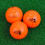 24 Orange Coloured Golf Balls 3