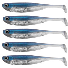 Soft Plastic Lures Paddle Tail Swimbaits Minnow Lures Shad Bait Dropshot Lure Pike Fishing Lures Perch Trout Bass 10cm 5Pcs