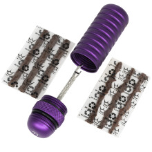Tubeless Bike Tyre Puncture Repair Plugger Kit - For MTB, Road & XC Bicycle Tyres - Unique Single-Sided Fork, For Rapid Puncture Repair To Fix