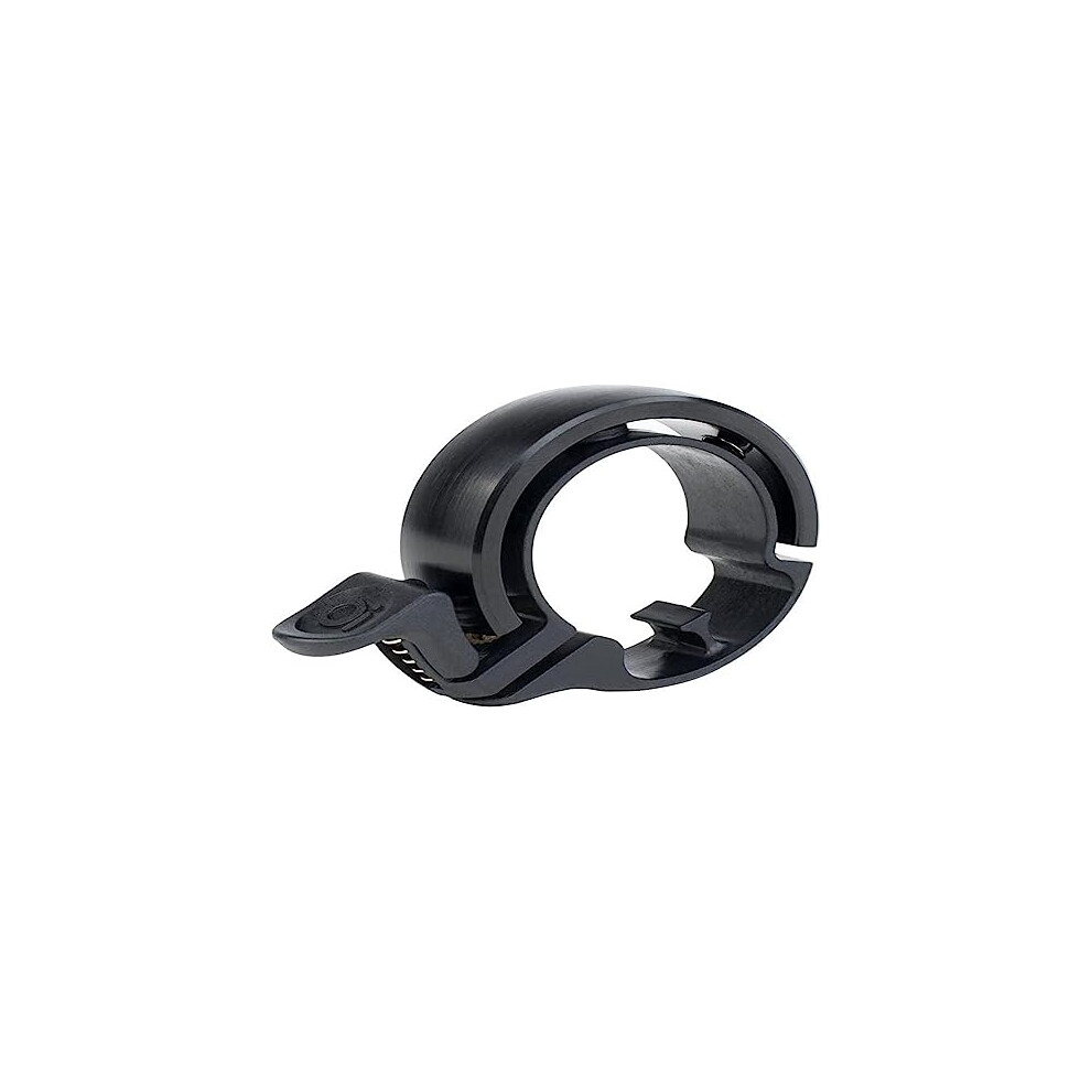 Oi Unisex Bike Bells Black, aluminium frame,aluminium with nylon mount and actuator nylon clamp with hex screw