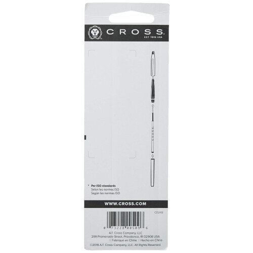 Cross Cross Selectip Gel Rollerball Pen Nachfülltinte - Blau - Doppelpack 1