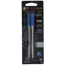 Cross Selectip Gel Rollerball Pen Nachfülltinte - Blau - Doppelpack