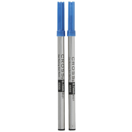 Cross Cross Selectip Gel Rollerball Pen Nachfülltinte - Blau - Doppelpack 2