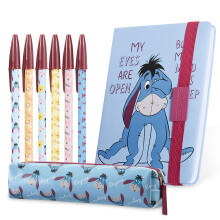 Pencil Case and Stationery Set Eeyore Winnie The Pooh The Mandalorian Minnie Mouse Mickey Mouse Notebook and Pen Set School Supplies Work Office Baby