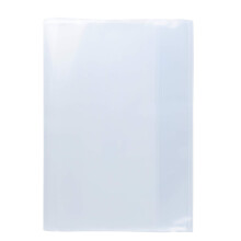 19601 Notebook Covers A4 Transparent Clear, Pack of 10, Book Covers Made of Durable, Wipe-Clean & Extra Thick Polypropylene Film, Transparent Notebook