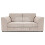 (Beige, 3 Seater) Quilted Chenille Fabric Fullback Corner Sofa Range 1