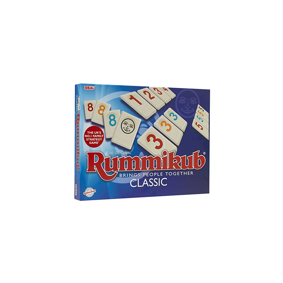 | Rummikub Classic game: Brings people together | Family Strategy Games | For 2-4 Players | Ages 7+ , Plastic, Multicolor