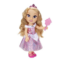 Aurora Fashion Doll, 14” / 35cm Tall Doll with Royal Reflection Eyes Includes Shimmery Platinum Holofoil Printed Removable Dress, Shoes, Tiara and