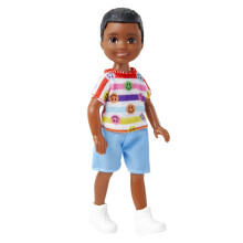 Chelsea Doll, Small Boy Doll Wearing Removable Romper and Shoes with Brown Hair & Brown Eyes Blue Eyes, HNY58