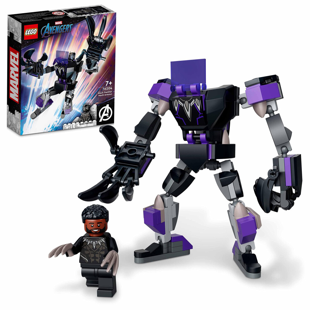 76204 Super Heroes Black Panther Mech Armour