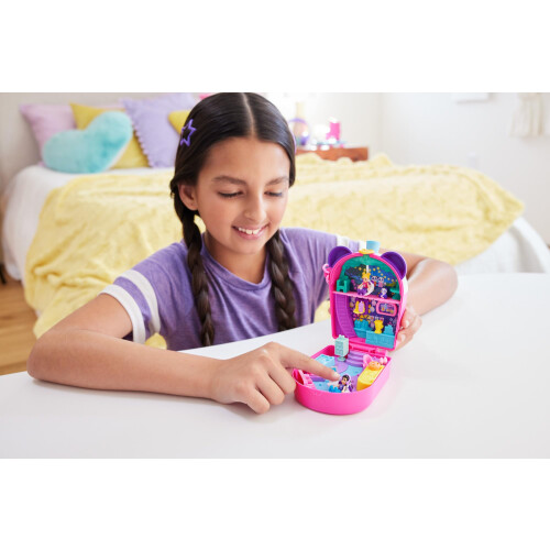 Polly Pocket Polly Pocket Giocattolo Panda Compatto con 2 Micro Bambole e Accessori Cibo - Set di Gioco Bubble Tea 1