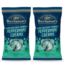 Dark Chocolate Fondant Peppermint Creams 120g (Pack of 2)