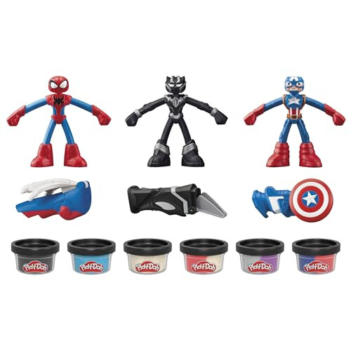 Play-Doh Marvel Hero Adventure Action Figure Playset - Board Game 1