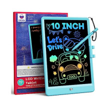 Kids Toys LCD Writing Tablet 10-Inch, Magnetic Drawing Board for 3 4 5 6 7 8 Year Old Girls Boys Doodle Board, Educational Sensory Toys Drawing Pad