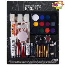 Halloween Makeup Set Ultimate Family Party Pack All-in-one Easy On & Easy Off set for Halloween Party Supplies, Halloween Cosplay, Face Paint & Body