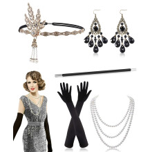 1920s Accessories for Women, Great Gatsby Accessories Women, Flapper Dress for Women, Fancy Dress Women with 1920s Headpiece, Peaky Blinders Fancy