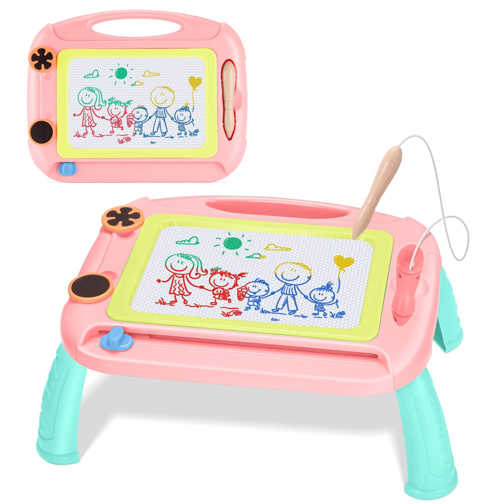 Toys for 2 Year Old Girls, Magnetic Drawing Board Learning Toys for 2 3 4 5 6 Year Old Girls Gifts for 2-6 Year Olds Girls Toys Age 2 3 4 Early