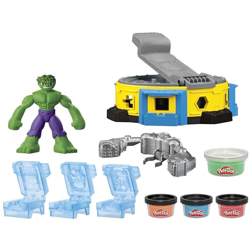 Play-Doh Marvel Hulk Smash & Squish Playset - Board Game 1