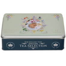 Queen Elizabeth II Commemorative Tea Tin with 72 English Teabag Selection
