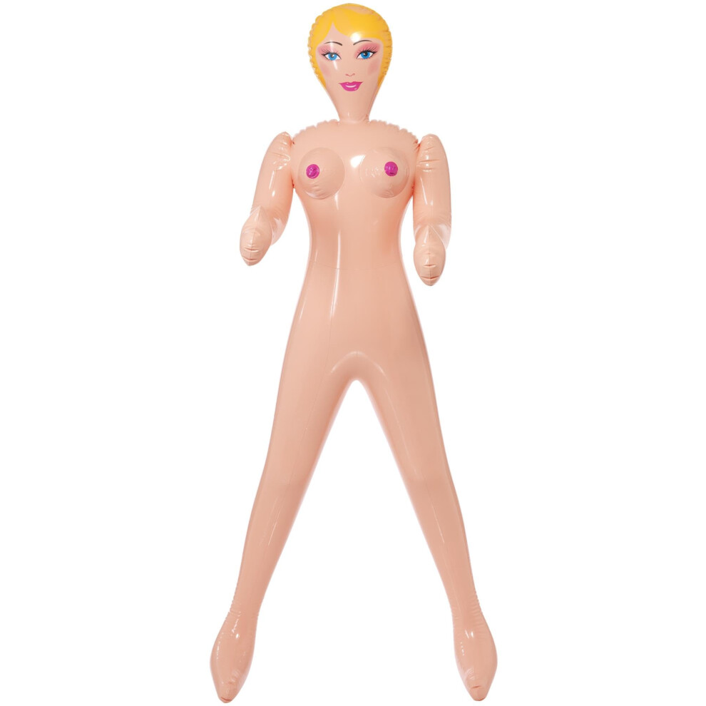 Inflatable Blow-Up Doll, Female, Pink 140cm/55in, Hen & Stag Night Fancy Dress, Adult Dress Up Hen & stag / adult items