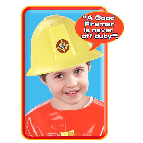 Fireman Sam Sams Pontypandy Fire Station Talking Hat Helmet Ages 2+ 1