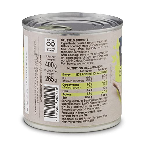Brussel Sprouts 400 g (Pack of 6) 1