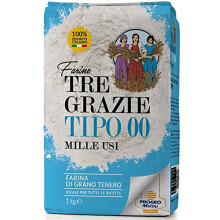 - Premium Italian Plain Wheat Flour 00 - Bread | Pasta | Cake (1Kg)
