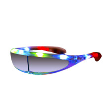 LED PARTY GLASSES. BLINKING, FLASHING, FUNNY LED GLASSES, LIGHTS, OUTFIT, COSTUME ACCESSORIES (BATMAN)