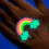 24704 Glow in The Dark Glitter Tattoos Kit, Multi 7