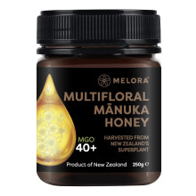 Genuine Manuka Honey - 40 MGO, 250g - 100% Pure & Traceable Manuka from New Zealand