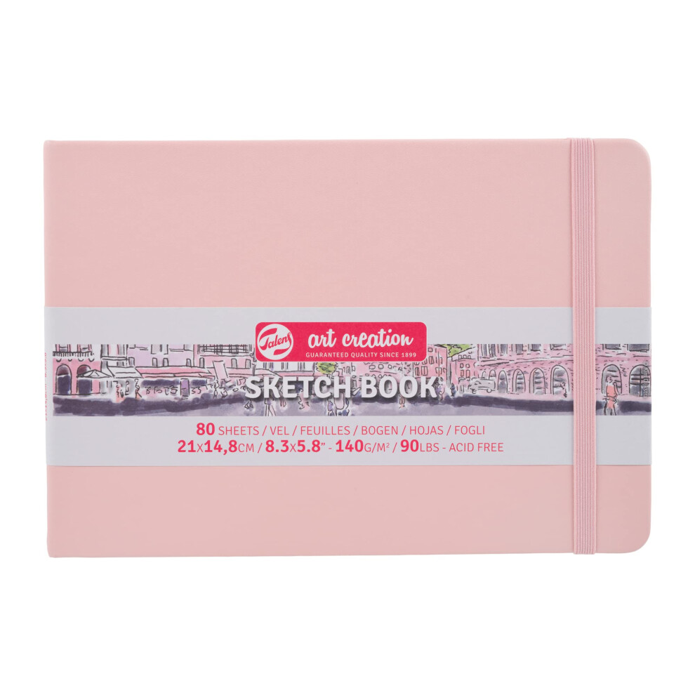 Sketchbook 80 Sheets, 21 cm x 14.8 cm, Pastel Pink, A5, 9314015M