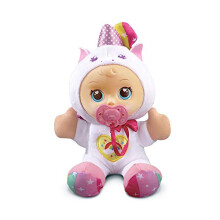 VTECH - Little Love - Pailletten-Einhorn Regenbogen - Interaktive Puppe