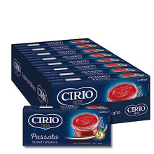 Passata, Smooth Sieved Tomatoes, Tomato Sauce, 100% Italian, Carton, 3 x 200g (Pack of 8)