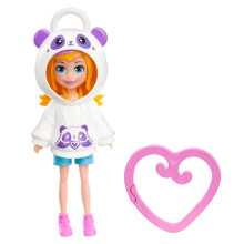 Hoodie Friends Polly Panda Doll for Girls Ages 4 and Up