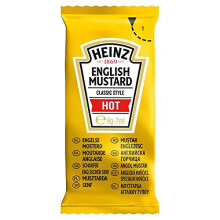 English Mustard Individual Sachets - 50 x 5gm