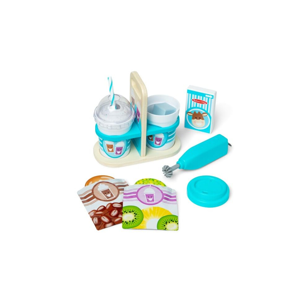 Hot & Cold Drinks Play Set, Pretend Play Food for Boys and Girls Ages 3+