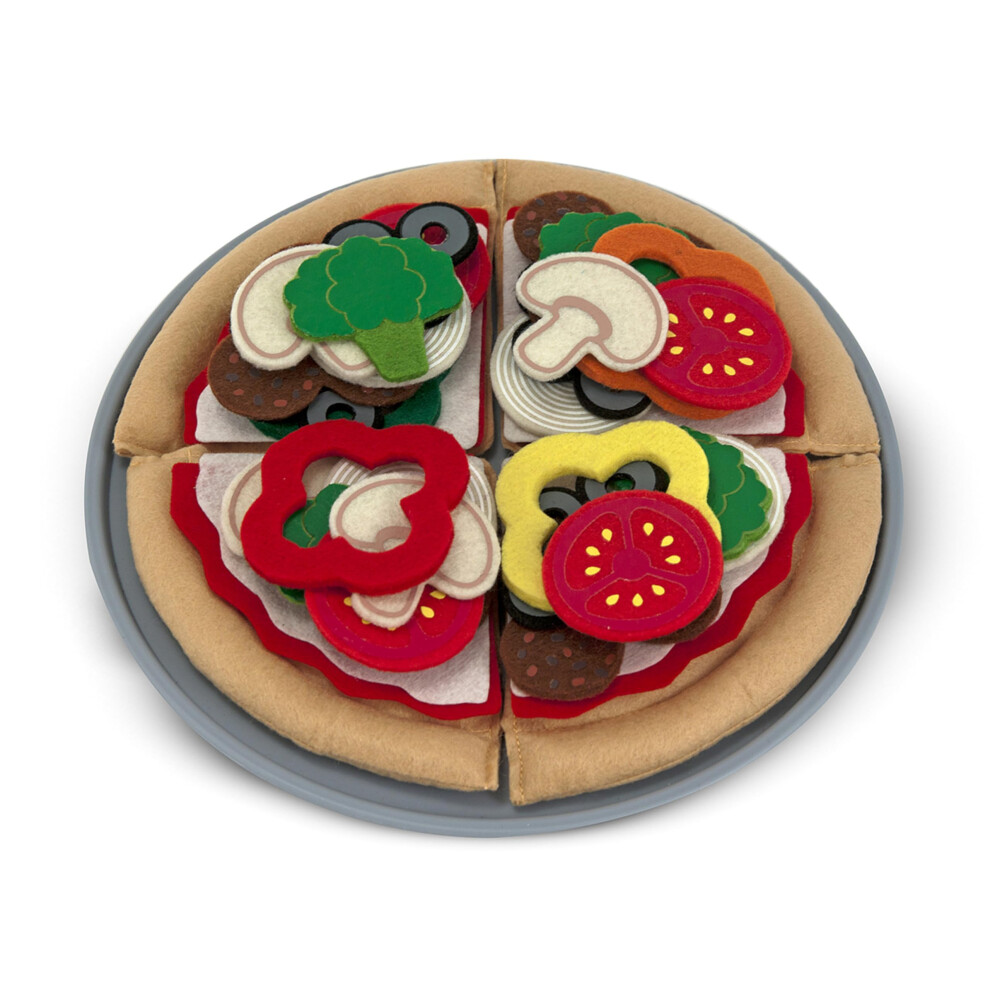 Felt Food Pizza Play Food Set | Role Play Toy for Children | Sensory Toy | Soft Toy | 3+ | Gift for Boy or Girl