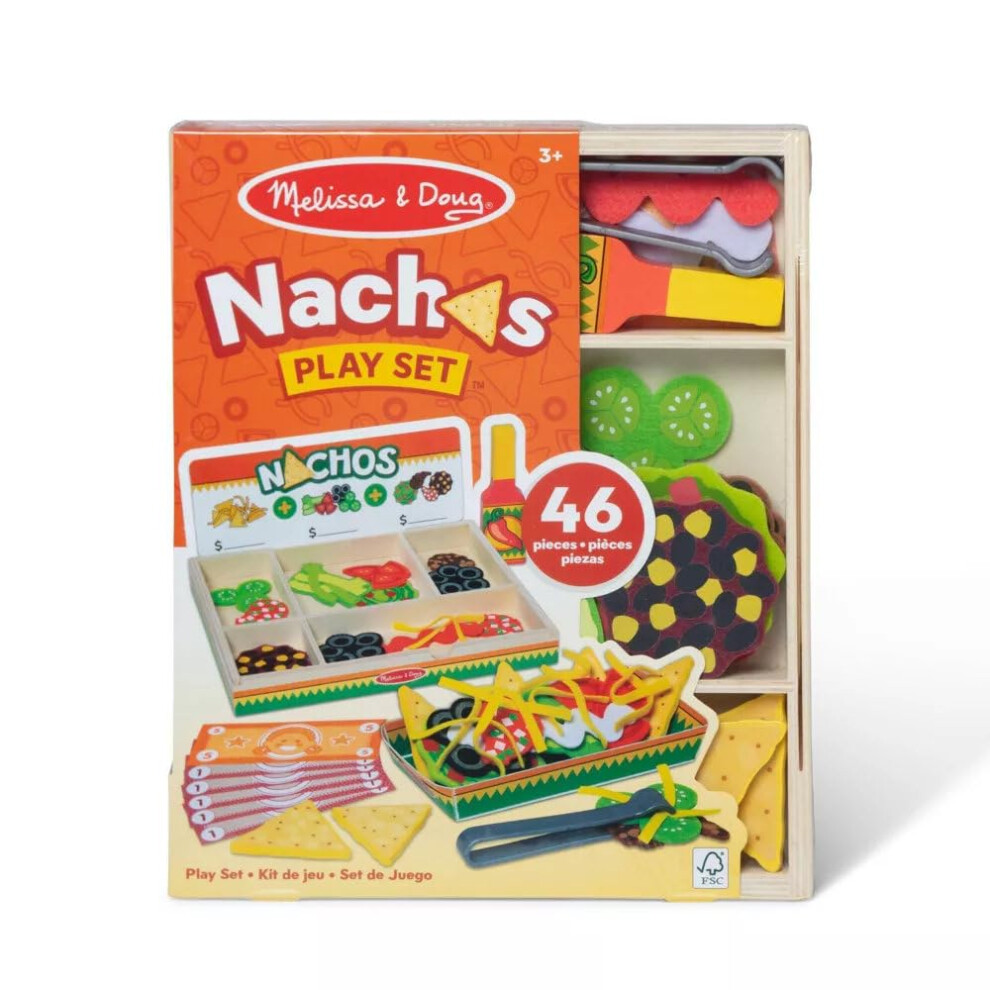 Nachos Wooden Play Food Set for Kids