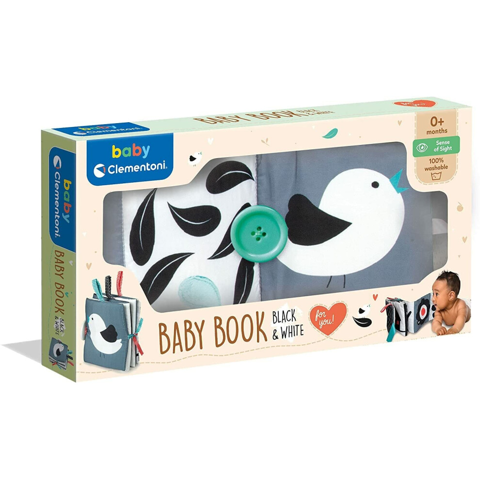 17322 You-17322-Black & White Soft Book Toddlers, New-Born Baby Toys Suitable for 0 Months and Older, Multi-Colour