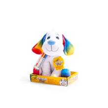 Colour Me Plush Puppy | Paintable Plush Toy with 3 Felt Tip Pens | Creative Art Activity Set for Kids | Ages 3+