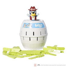 Toomies Pop Up Bluey - Licensed Bluey Game Based on Classic Pop Up Pirate - 2 to 4 Player Kids Games - Fun Family Games for Kids and Adults - Bluey