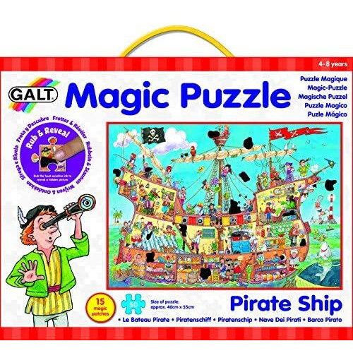 Galt Toys, Magic Puzzle - Pirate Ship, Magic Jigsaw Puzzle, Ages 4 Years Plus 1