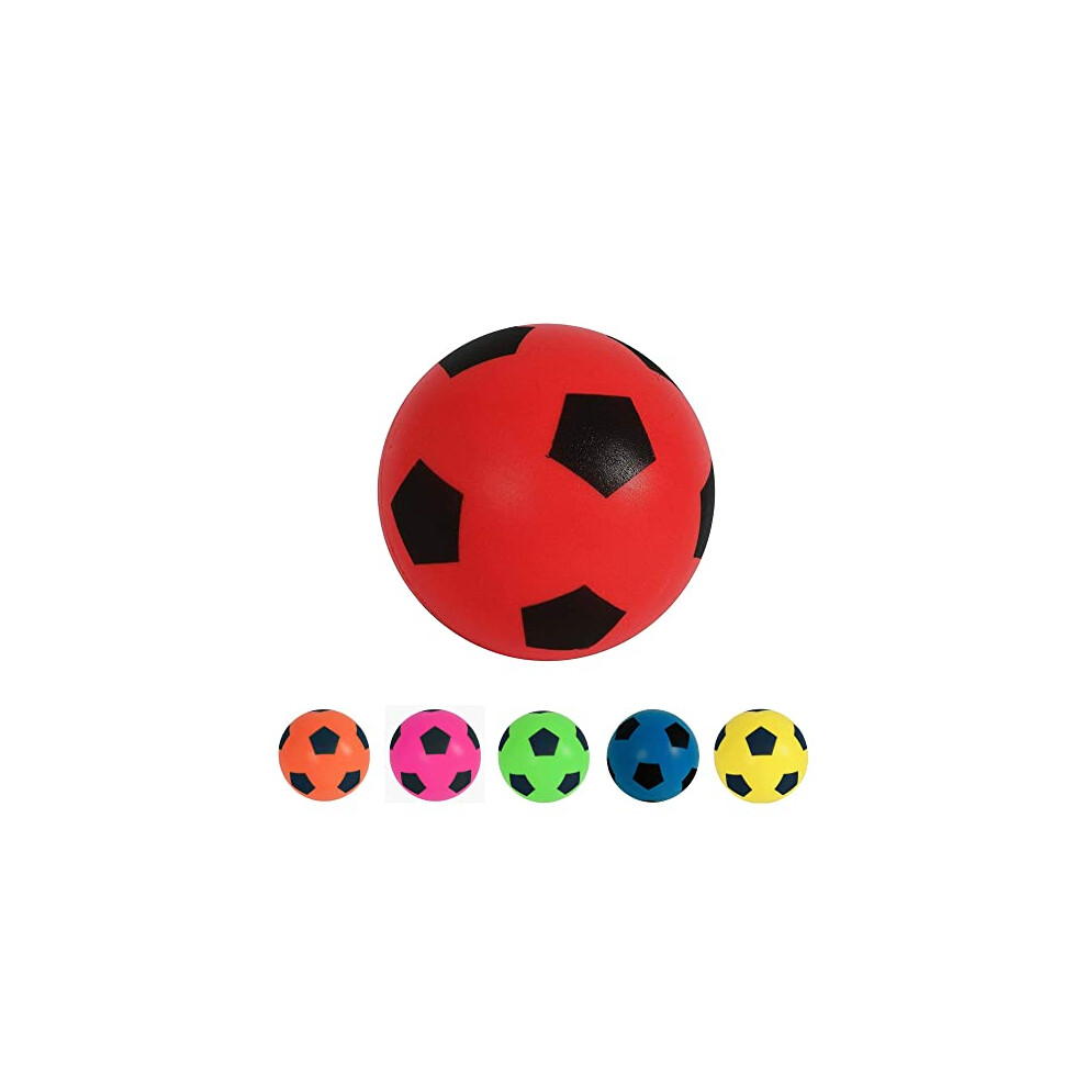 Fun Sport 20cm Football | Indoor/Outdoor Soft Sponge Foam Soccer Ball | Play Many Games For Hours Of Fun | Suitable For Adults, Boys And Girls Of All